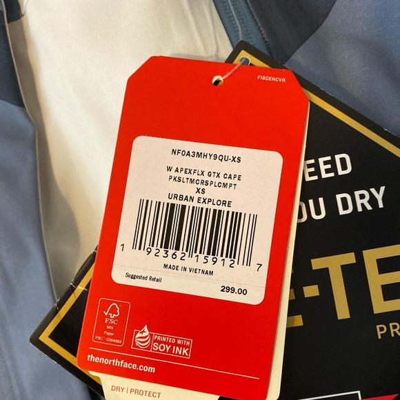 NWT $299 the north face women hoodoo jacket apex cape,size xs - Picture 3 of 10